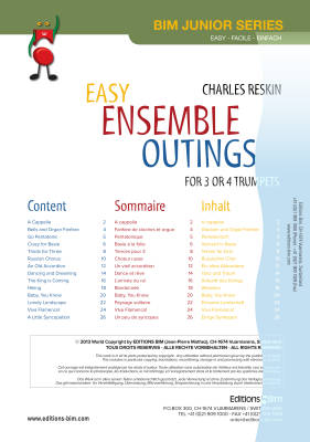 Easy Ensemble Outings - Reskin - 3 to 4 Trumpets (Trios/Quartets)