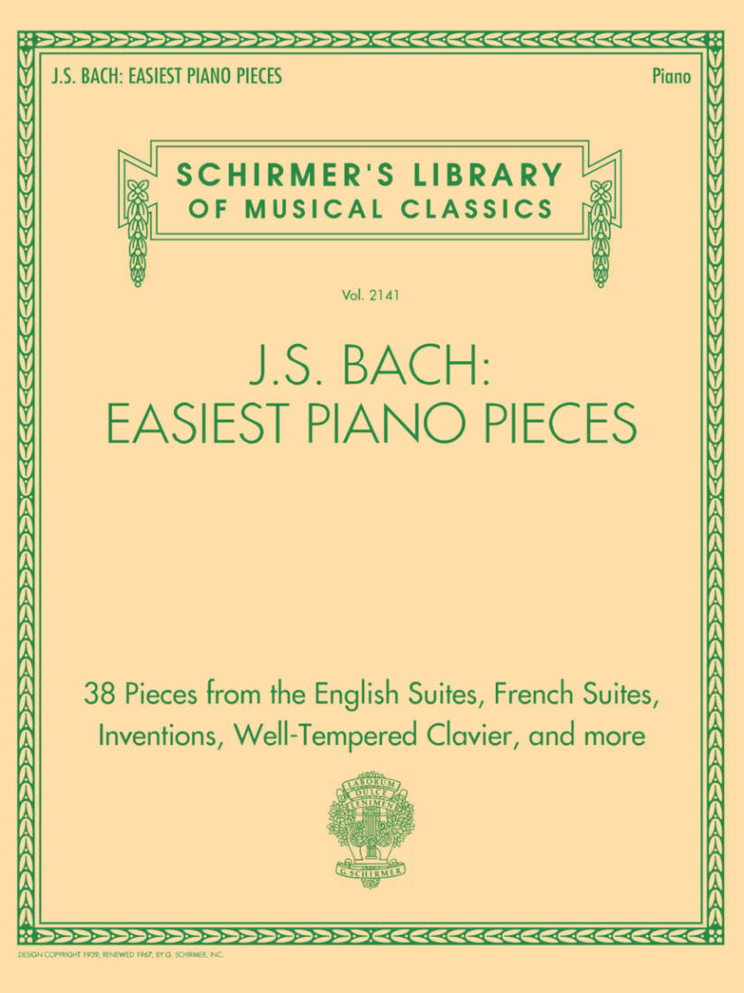 J.S. Bach: Easiest Piano Pieces - Piano - Book
