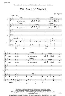 We Are the Voices - Papoulis - SATB