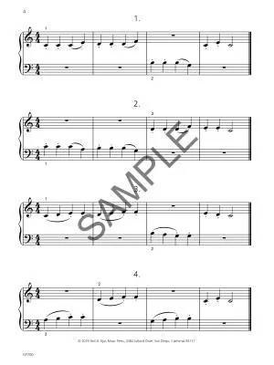 Sight Reading, Preparatory - Hidy - Piano - Book