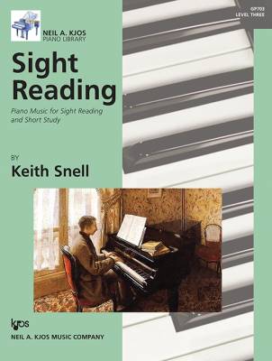 Kjos Music - Sight Reading, Level 3 - Snell - Piano - Book