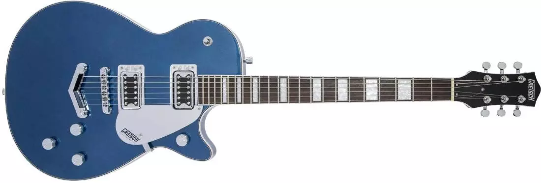 G5220 Electromatic Jet BT Single-Cut with V-Stoptail FSR, Black Walnut Fingerboard - Aleutian Blue