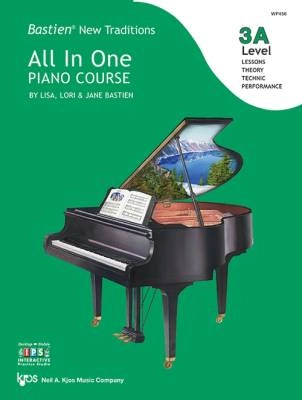 Kjos Music - Bastien New Traditions: All In One Piano Course - Level 3A