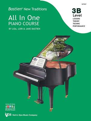 Kjos Music - Bastien New Traditions: All In One Piano Course - Level 3B