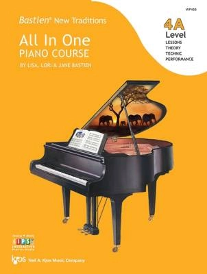 Kjos Music - Bastien New Traditions: All In One Piano Course - Level 4A