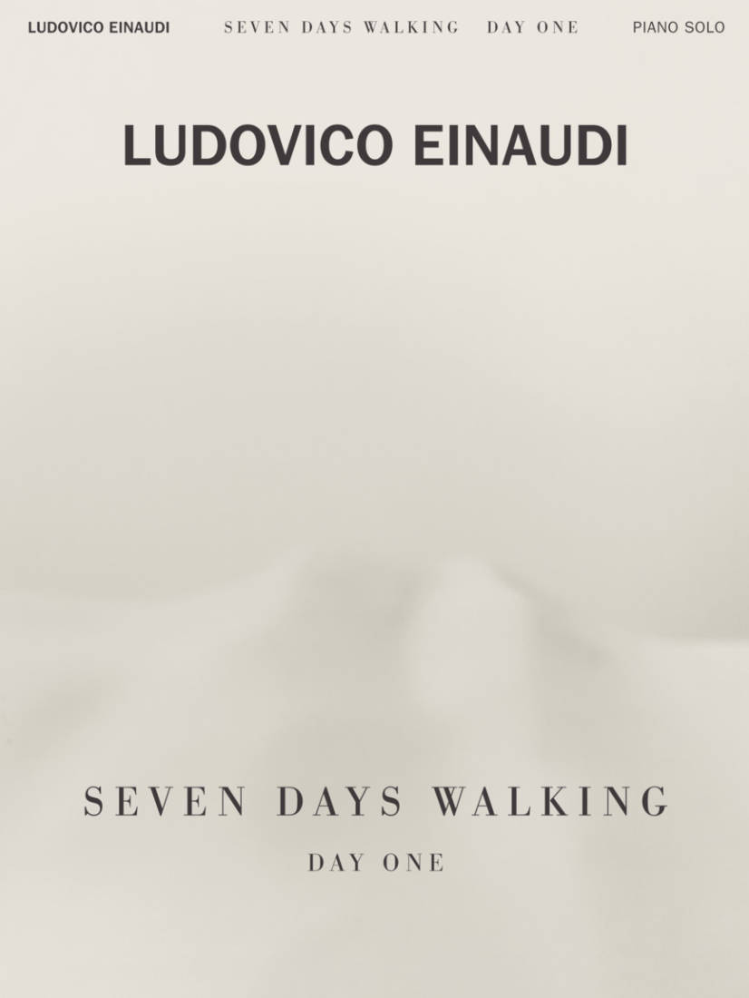 Seven Days Walking: Day One - Einaudi - Piano - Book