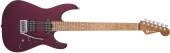 Charvel Guitars - USA Select DK24 HH 2PT CM, Caramelized Maple Fingerboar - Oxblood