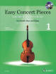 Schott - Easy Concert Pieces, Volume 1 - Mohrs - Double Bass/Piano - Book/CD