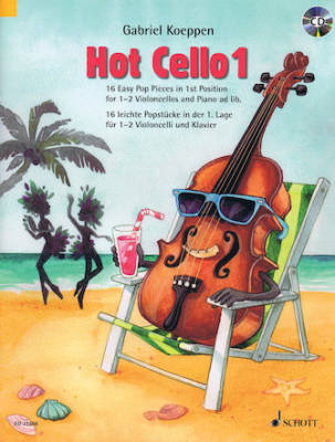 Hot Cello 1 - Koeppen - Cello/Piano - Book/CD