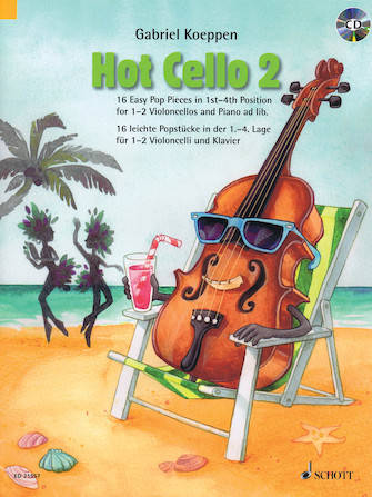 Hot Cello 2 - Koeppen - Cello/Piano - Book/CD