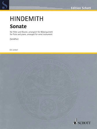 Sonata for flute and piano - Hindemith/Schaffer - Wind Quintet Arrangement