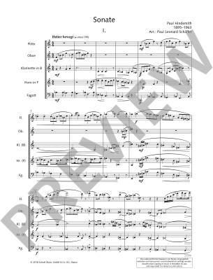 Sonata for flute and piano - Hindemith/Schaffer - Wind Quintet Arrangement