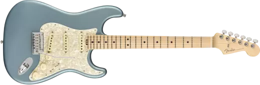 American Elite Strat, Maple Fingerboard - Satin Ice Blue Metallic