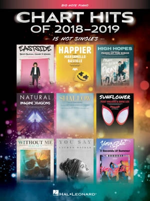 Hal Leonard - Chart Hits of 2018-2019: 15 Hot Singles - Big Note Piano - Book