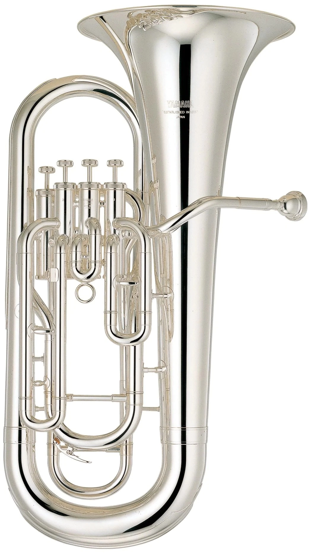 Yamaha Band - 4-Valve Euphonium - 11 Bell - Silver Plated