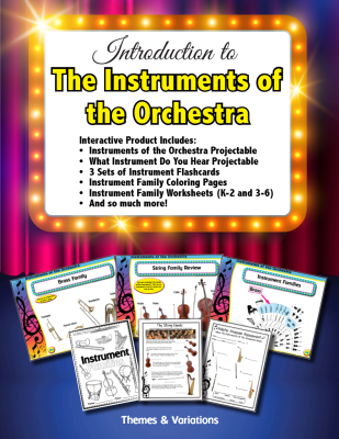 Themes & Variations - Introduction to the Instruments of the Orchestra - Gagne - Classroom - Book/Media Online