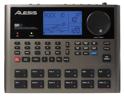 Alesis - SR-18 - 24 Bit Stereo Drum Machine