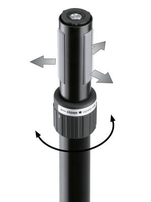 K&M Crank-Operated Speaker Pole