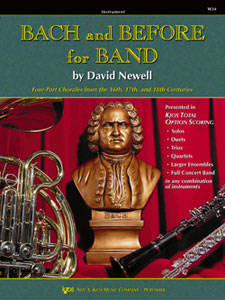 Kjos Music - Bach and Before for Band - Clarinet/Bass Clarinet