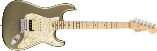 American Elite Stratocaster HSS Shawbucker w/Case - Satin Jade Pearl Metallic