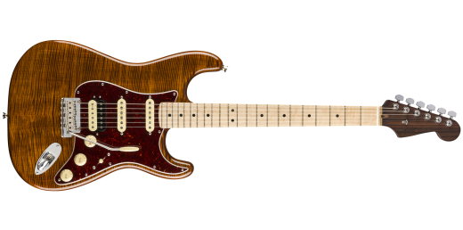 Rarities Flame Maple Top Stratocaster - Golden Brown