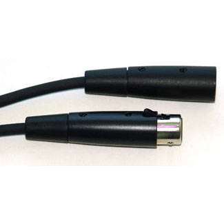 Standard Series Microphone Cable (Black Ends) - 15 foot