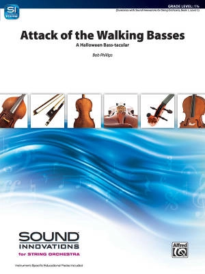 Alfred Publishing - Attack of the Walking Basses:  A Halloween Bass-tacular - Phillips - String Orchestra - Gr. 1.5