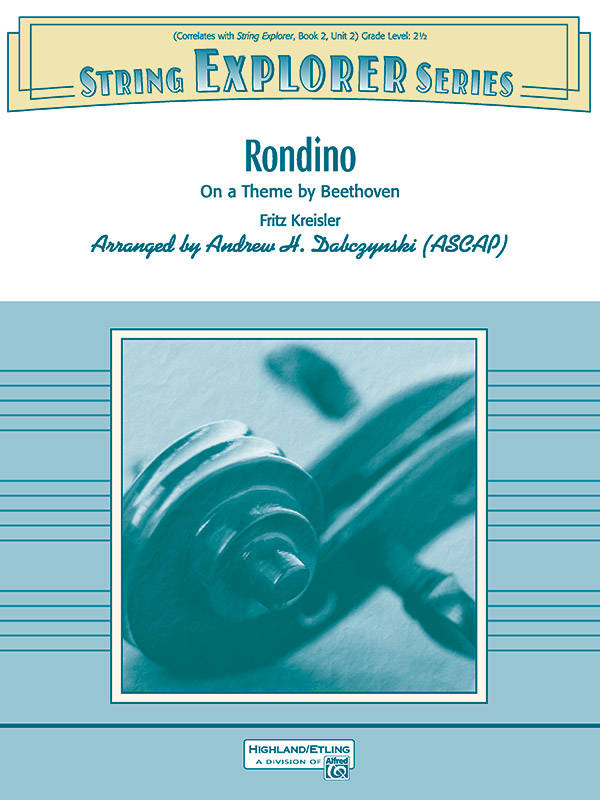 Rondino: On a Theme by Beethoven - Kreisler/Dabczynski - String Orchestra - Gr. 2.5