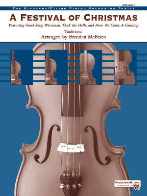Alfred Publishing - A Festival of Christmas - Traditional/McBrien - String Orchestra - Gr. 3