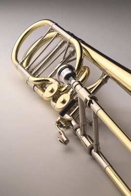 Q Series Professional Bass Trombone with Rotary F/Gb Attachment - Yellow Brass Bell