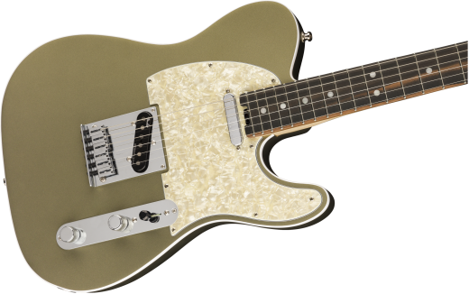 American Elite Telecaster, Maple Fingerboard, Satin Jade Pearl Metallic with Case