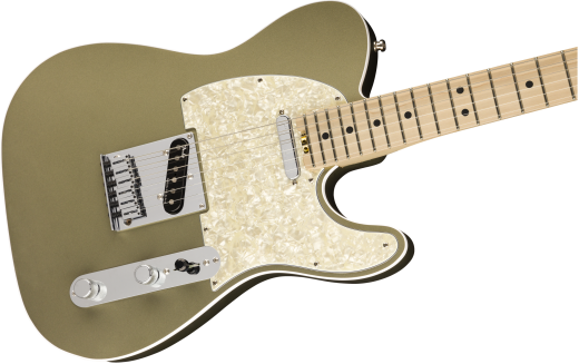 American Elite Telecaster with Maple Fingerboard - Satin Jade Pearl Metallic with Case