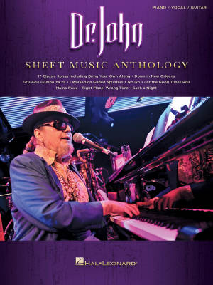 Dr. John Sheet Music Anthology - Piano/Vocal/Guitar - Book