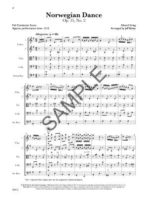 Norwegian Dance, Op. 35, No. 2 - Grieg/Bailey - String Orchestra - Gr. 2.5