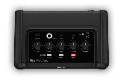 iRig Micro Amp 15W 1x4 Battery Powered Amp w/ iOS/USB Interface