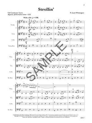 Strollin\' - Whittington - String Orchestra - Gr. 2.5