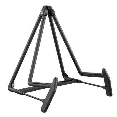 K & M Stands - Heli 2 Acoustic Guitar/Instrument A-Stand - Black