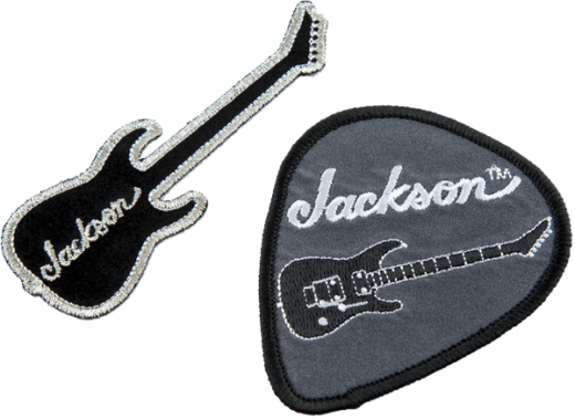 Jackson Guitars - Guitar/Pick Patches (2pack)