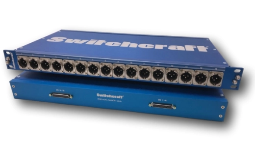 Switchcraft - Pass-Through I/O Panel - 16 M-XLR to DB25