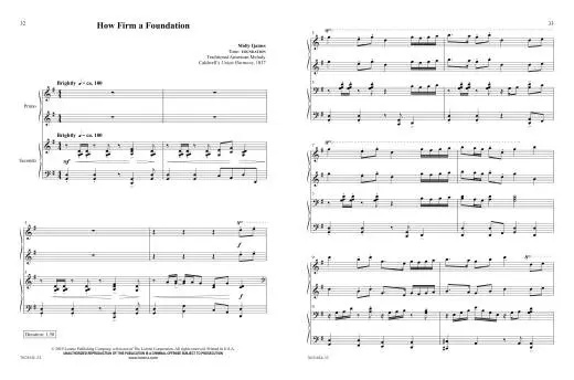 Great Is Thy Faithfulness - Ijames/Larson/Shackley - Piano (1 Piano, 4 Hands) - Book