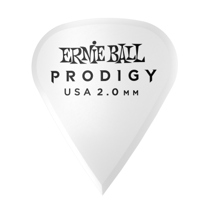 Ernie Ball - Prodigy White Sharp Picks 2.0mm - 6 Pack