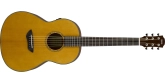 Yamaha - CSF-TA TransAcoustic Series Spruce\/Mahogany Parlour Guitar with Electronics\/FX Controls and Bag