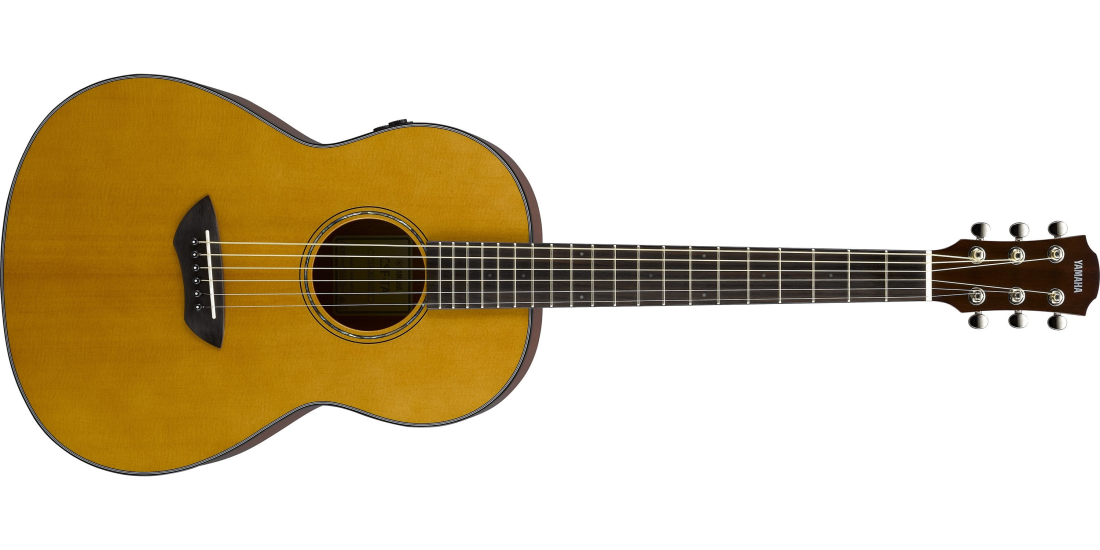 CSF-TA TransAcoustic Series Spruce/Mahogany Parlour Guitar with Electronics/FX Controls and Bag