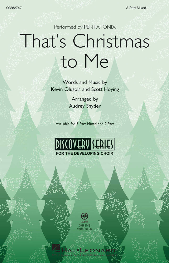 That\'s Christmas to Me - Olusola/Hoying/Snyder - 3pt Mixed
