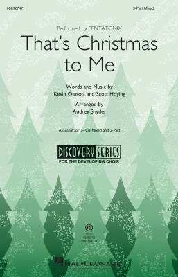 Hal Leonard - Thats Christmas to Me - Olusola/Hoying/Snyder - 3pt Mixed