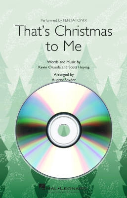 Hal Leonard - Thats Christmas to Me - Olusola/Hoying/Snyder - VoiceTrax CD