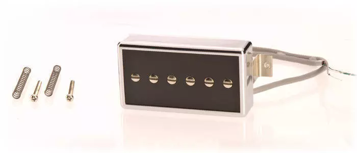 P-90 Pickup Humbucker-Size - Chrome/Black