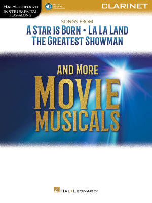 Hal Leonard - Songs from A Star Is Born, La La Land, The Greatest Showman, and More Movie Musicals - Clarinet - Book/Audio Online