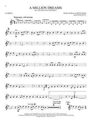 Songs from A Star Is Born, La La Land, The Greatest Showman, and More Movie Musicals - Clarinet - Book/Audio Online