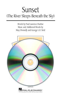 Hal Leonard - Sunset (The River Sleeps Beneath the Sky) - Dunbar/Donnelly/Strid - VoiceTrax CD